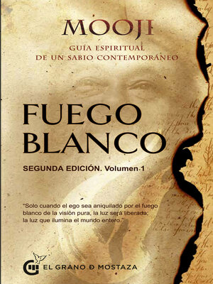 cover image of Fuego blanco, segunda edición, volumen I